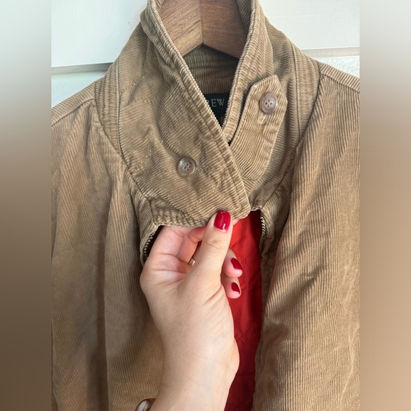 J. Crew M Men’s Brown Corduroy Bomber Jacket - Picture 8 of 12